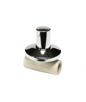 На фото Hi-Therm PP-R concealed valve with cover